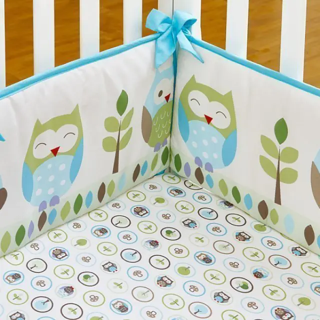 Комплект в кроватку Giovanni Shapito Summer Owls Джованни Шапито Саммер Оулс, 7 предметов — фото 2
