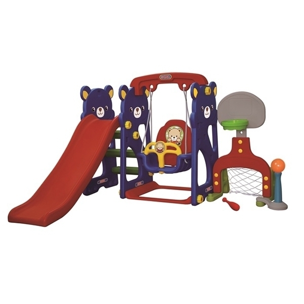 Игровая зона с качелями Gona Toys Мишка GT-804-1 с музыкальной панелью — фото 1
