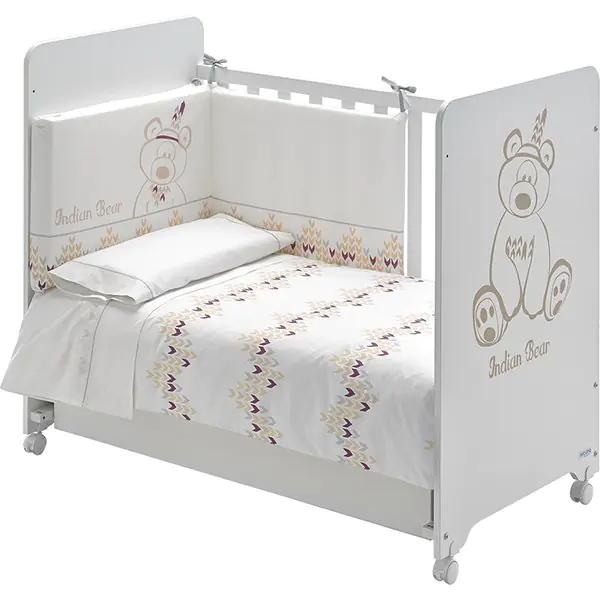 Сменный комплект белья Micuna Indian Микуна Индиан TX-821 в кроватку 120 х 60 см, 3 предмета — главный ракурс