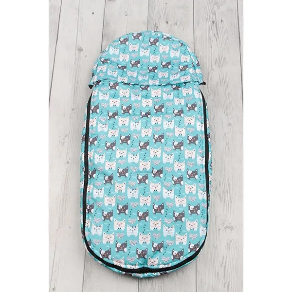 Универсальный меховой конверт AmaroBaby Little Traveller Собачки 145х45 см — фото 3