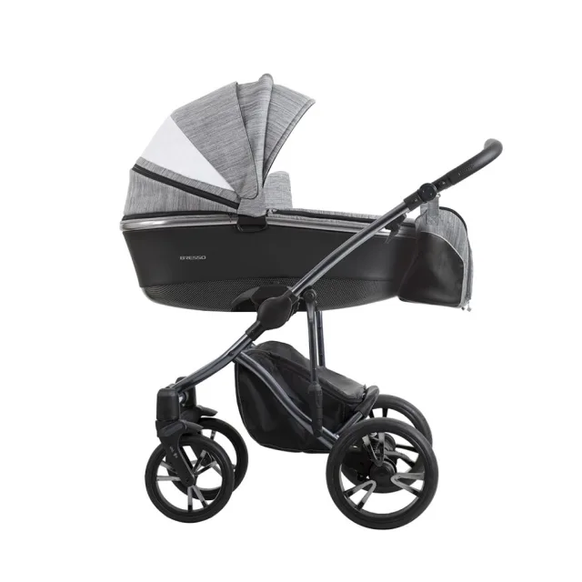 Детская коляска Bebetto Bresso Premium Class Dark 2020 3 в 1 — фото 3
