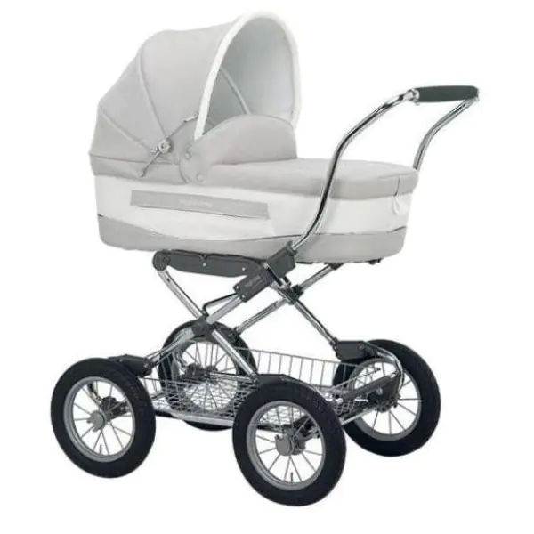 Коляска-люлька для новорожденного Inglesina Vittoria, шасси Comfort Chrome, эко-кожа — фото 2