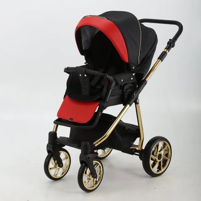 Детская коляска BeBe-Mobile Gusto Special Edition 3 в 1, ткань+эко-кожа — фото 3