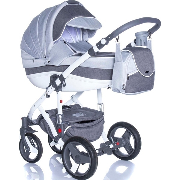 Детская коляска BeBe-Mobile Movo R 2 в 1, ткань+эко-кожа — фото 21