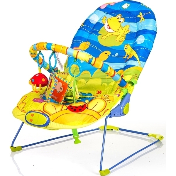 Детский шезлонг Babyhit Счастливый лягушонок BR-02 — фото 1