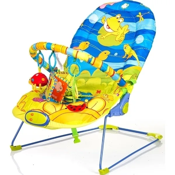 Детский шезлонг Babyhit Счастливый лягушонок BR-02 — главный ракурс