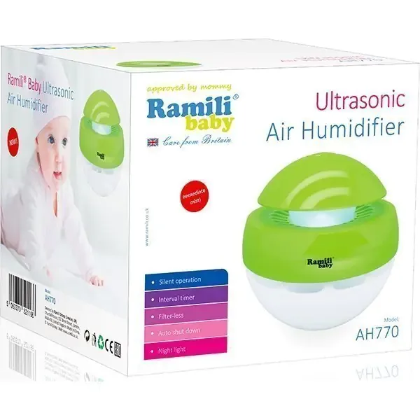 Ультразвуковой увлажнитель воздуха для детской Ramili Baby AH770 — фото 4
