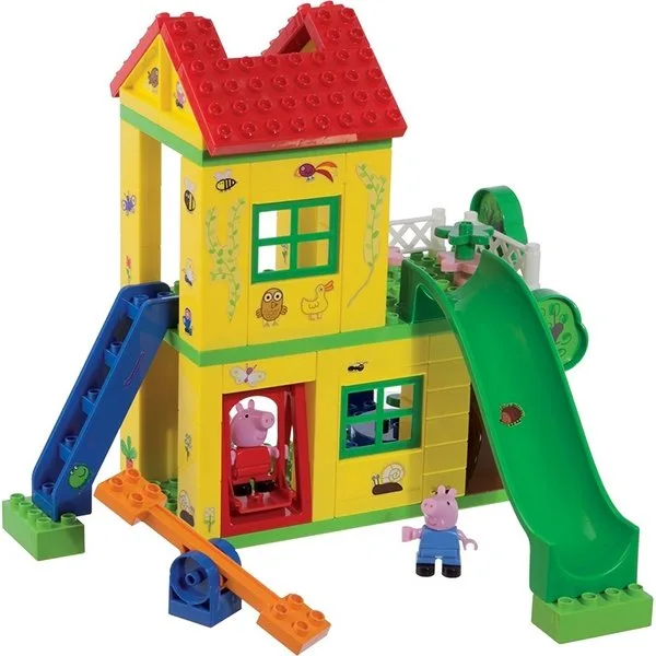 Конструктор Smoby Игровая Площадка Peppa Pig, 75 деталей, 1/6 арт. 57076