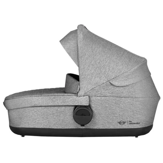 Люлька Easywalker Mini Carrycot, Soho Grey — главный ракурс