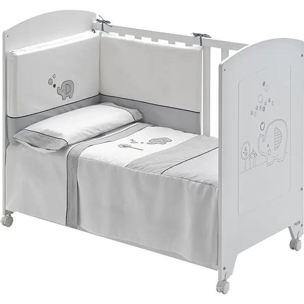 Сменный комплект белья Micuna Elephant Микуна Элефант TX-821 в кроватку 120 х 60 см, 3 предмета — главный ракурс