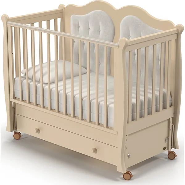 Детская кроватка Nuovita Affetto swing, продольный маятник — фото 4
