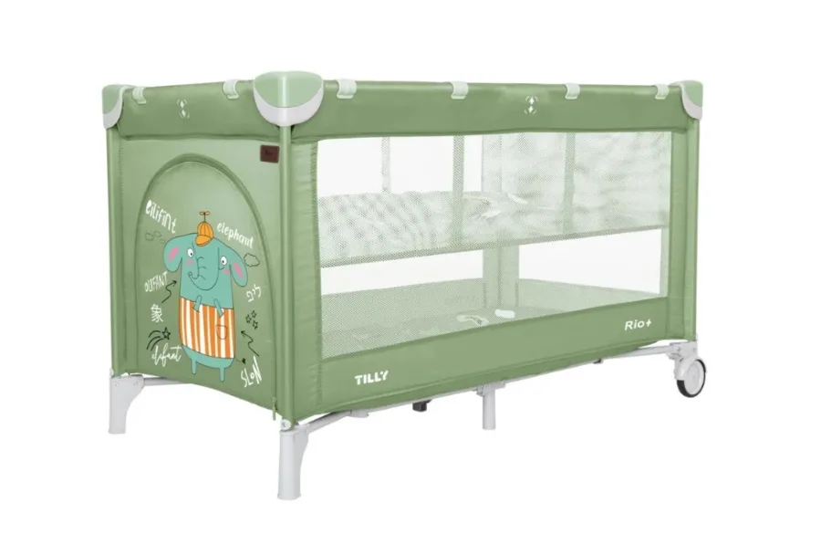 Детский манеж Baby Tilly T-1021 Rio+, Ash Grey — главный ракурс