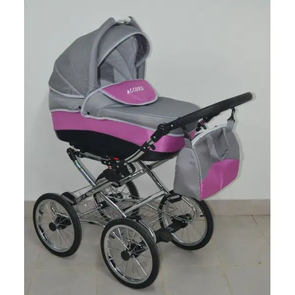 Детская коляска Tutic Accord Classic Chrome 3 в 1 — главный ракурс