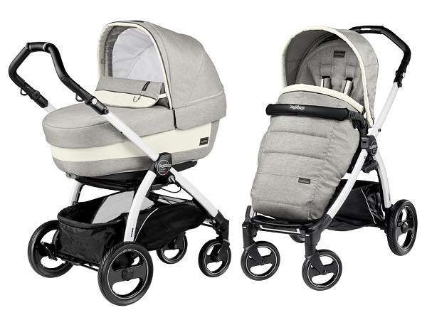 Детская коляска Peg-Perego Book Plus Completo 3 в 1, шасси White — фото 14