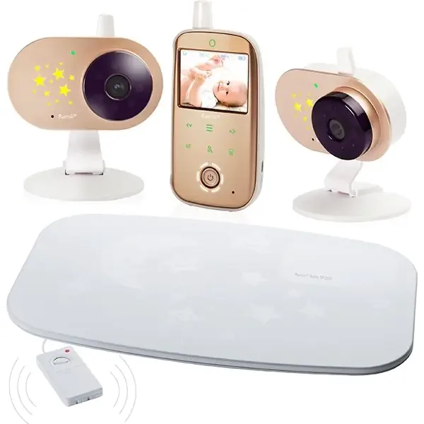 Видеоняня с двумя камерами и монитором дыхания Ramili Baby RV1200X2SP