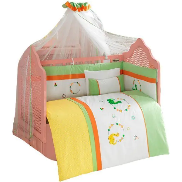 Комплект постельного белья Kidboo Baby Dinos 7 предметов — главный ракурс