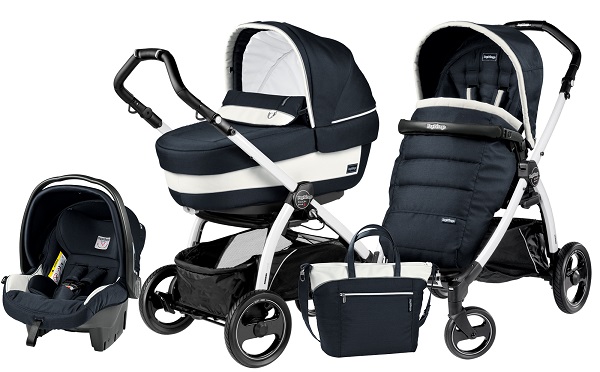 Детская коляска Peg-Perego Book Plus Completo 3 в 1, шасси White — фото 19