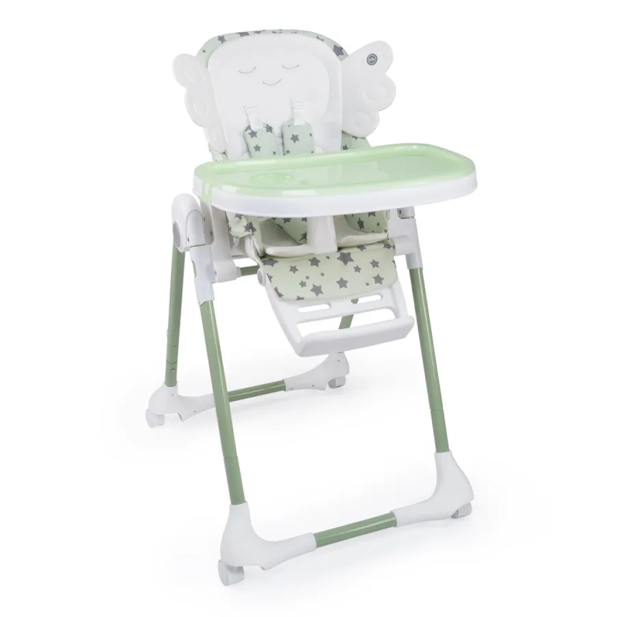Стульчик для кормления Happy Baby Wingy, Blue — главный ракурс