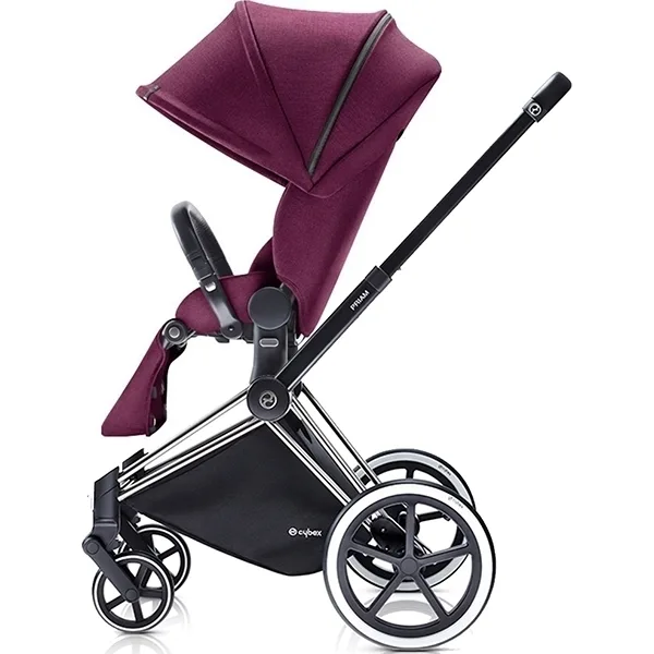 Детская прогулочная коляска Cybex Priam Lux, шасси City Light Chrome, Autumn Gold — главный ракурс