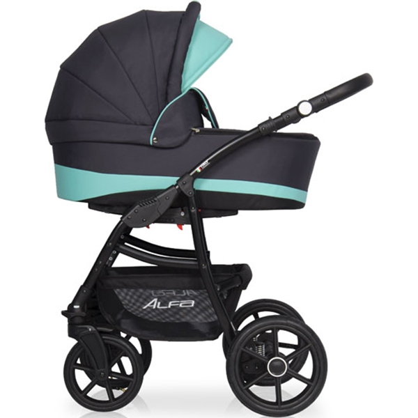 Детская коляска Riko Basic Alfa Ecco 3 в 1, эко-кожа — фото 18