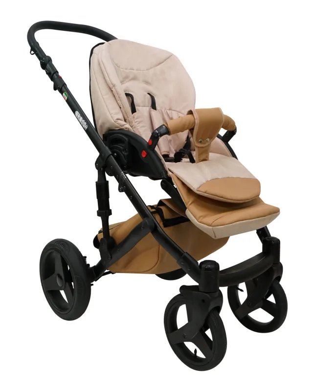 Детская коляска Ray Ultra Ecco 2 в 1, 100% эко-кожа — фото 19