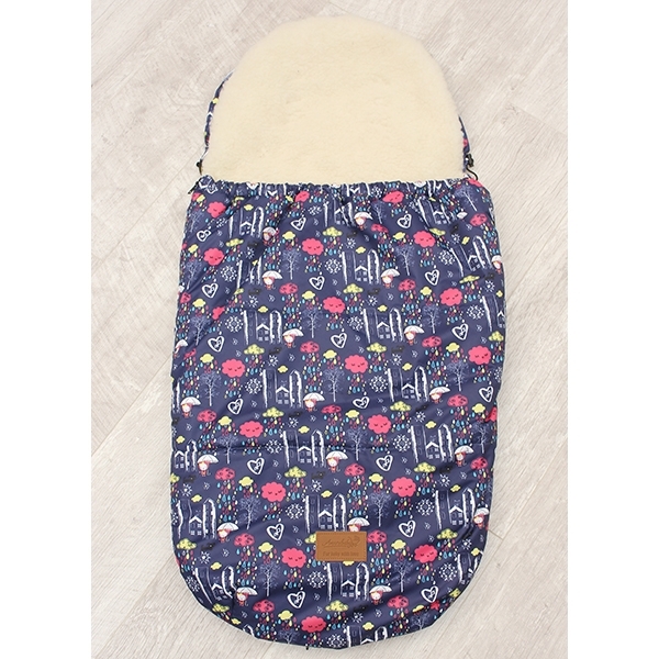 Универсальный меховой конверт AmaroBaby Little Traveller Облака 145х45 см — фото 5