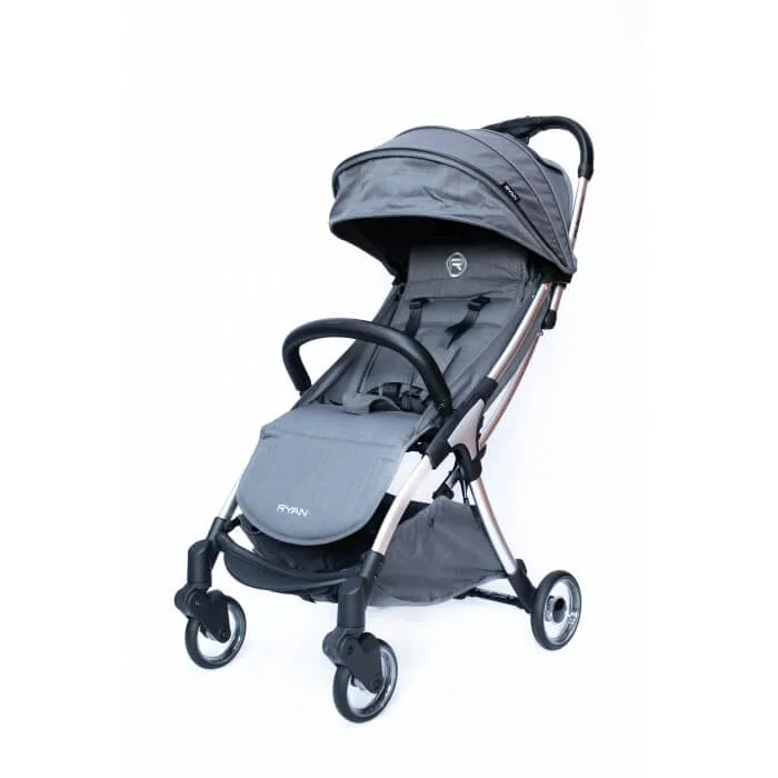 Детская прогулочная коляска Ryan Prime Light, Auto Folding Chie Gray RP-03CGA — главный ракурс