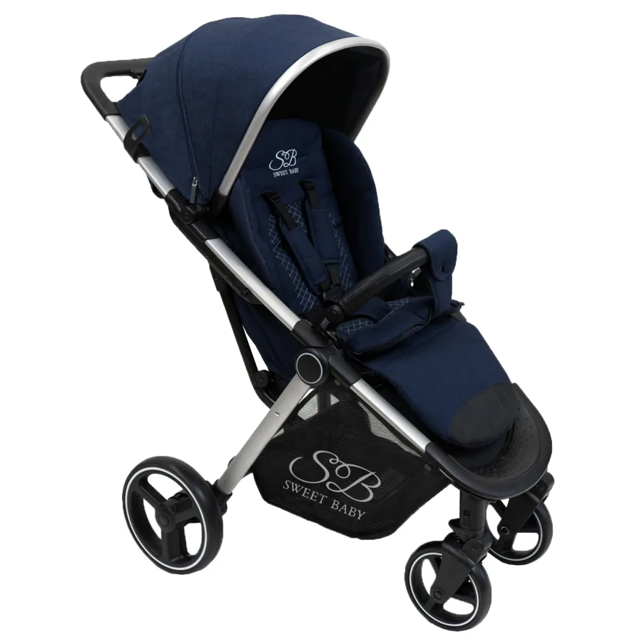 Детская прогулочная коляска Sweet Baby Suburban Light Air, Blue — главный ракурс