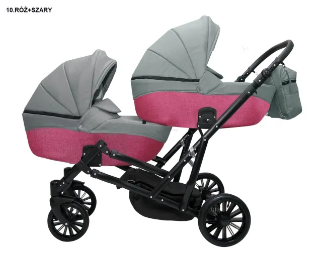 Детская коляска для двойни Ray Ultra Duo 2 в 1 — фото 4