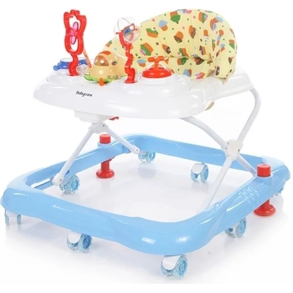 Ходунки Baby Care Mario, Белый - Синий — главный ракурс