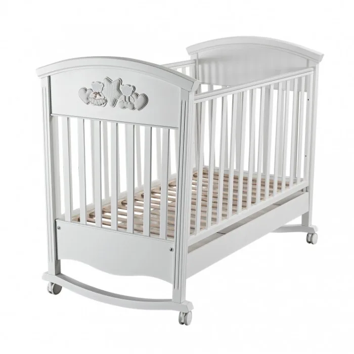 Детская кроватка Picci Nanny, Белый — главный ракурс