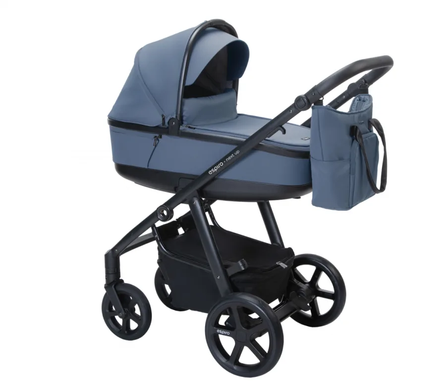Детская коляска Espiro Next Up Black 2 в 1, 310 Metal black — главный ракурс