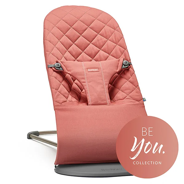 Детское кресло-шезлонг BabyBjorn Bliss Cotton art. 0060, 14/розовый — главный ракурс