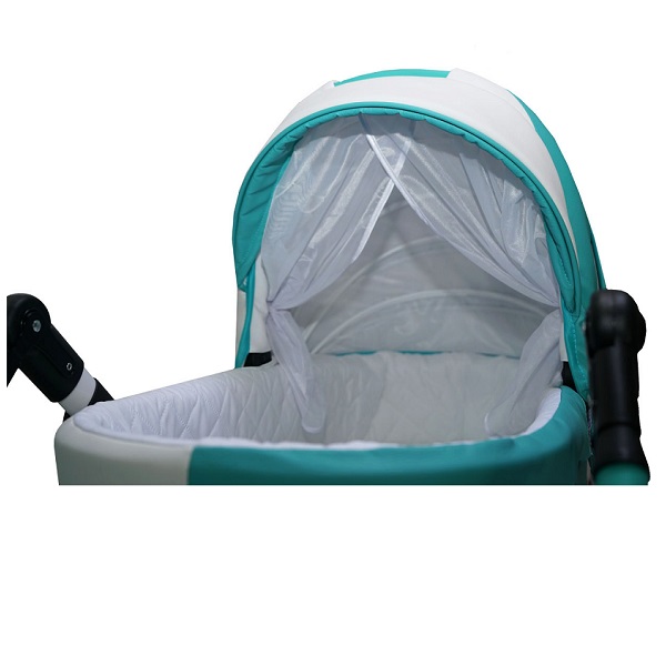 Детская коляска Mikrus Cruiser Premium 3 в 1, 100% эко-кожа — фото 15
