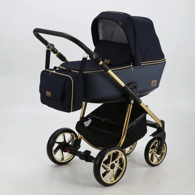 Детская коляска BeBe-Mobile Gusto Special Edition 2 в 1, ткань+эко-кожа — фото 7