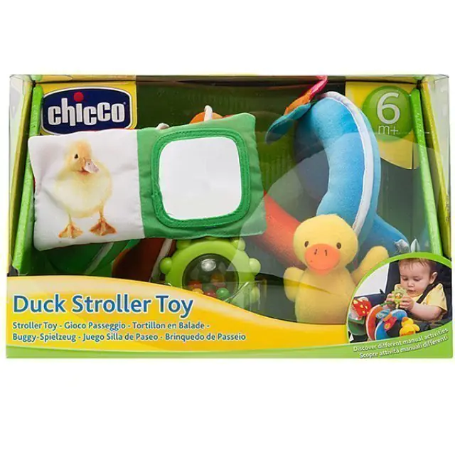 Игрушка-подвеска Chicco Чико Утёнок для прогулочной коляски — фото 3