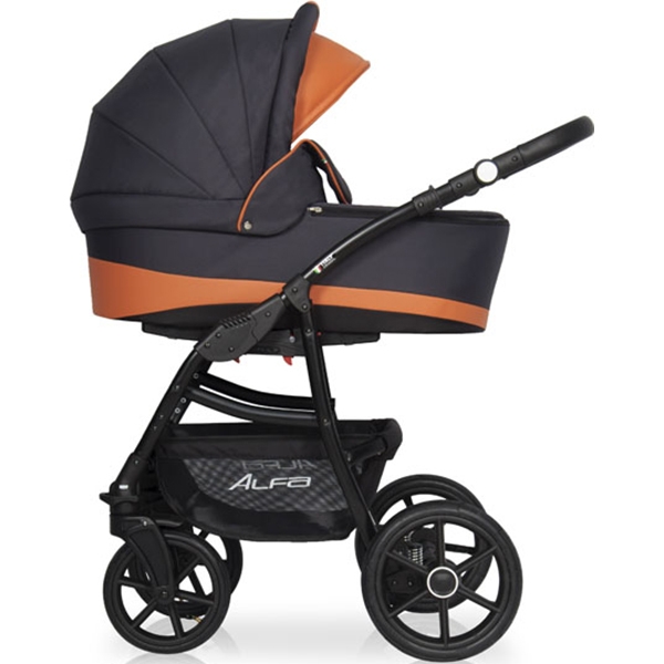 Детская коляска Riko Basic Alfa Ecco 3 в 1, эко-кожа — фото 20
