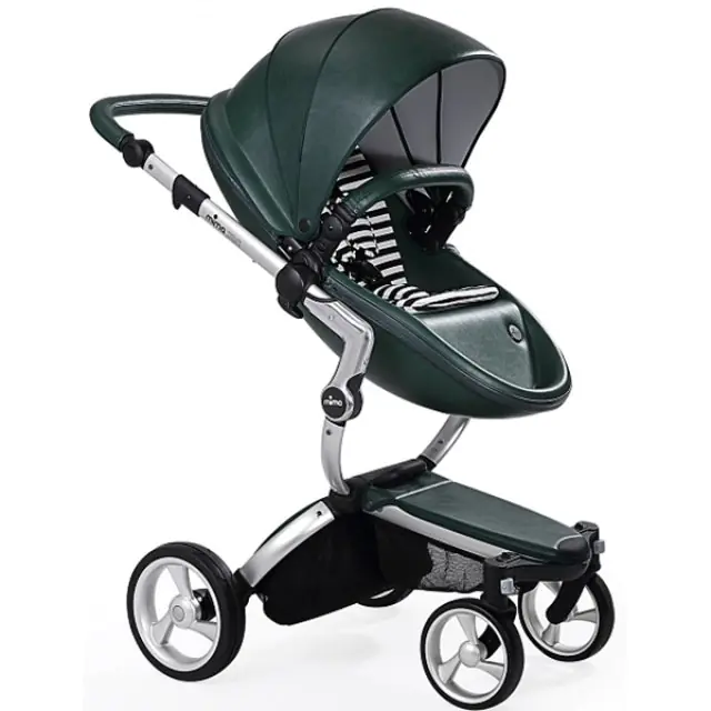 Детская коляска Mima Xari Flair 3G 2 в 1, кожа, шасси Aluminium — фото 7