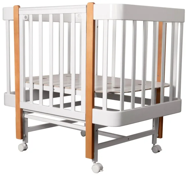 Детская кроватка Indigo Tiny, расцветка Белый-Белый