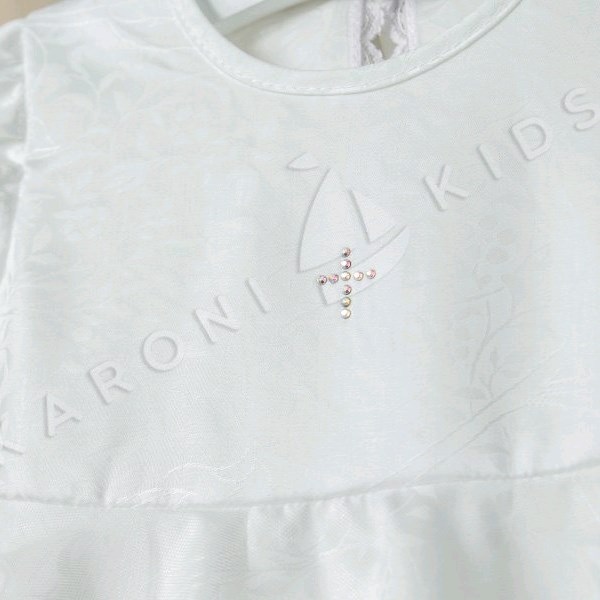 Крестильный набор для девочки Makkaroni Kids Ангелина  (3 предмета) — фото 4