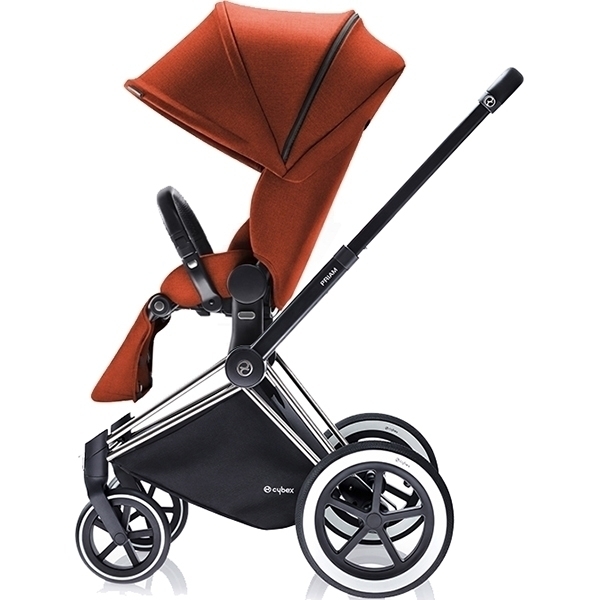 Детская прогулочная коляска Cybex Priam Lux, шасси All Terrain Chrome — фото 1