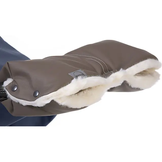 Муфта для рук Teutonia Leatherette Теутония Лезерет из эко-кожи, Grey — главный ракурс
