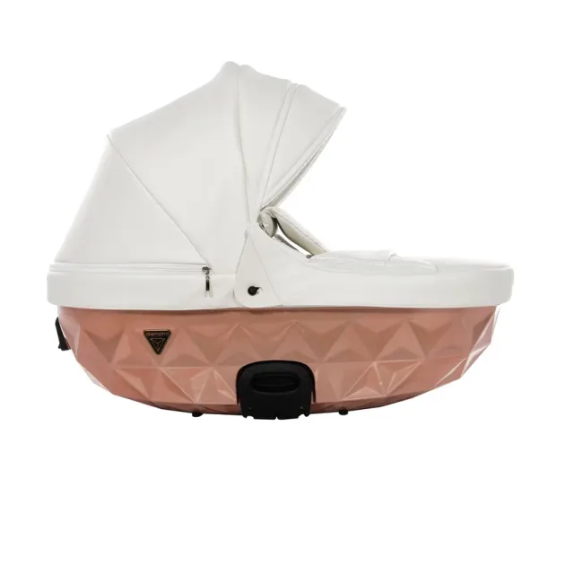 Детская коляска Junama Diamond Mirror Satin V2 2 в 1 на медной раме — фото 13