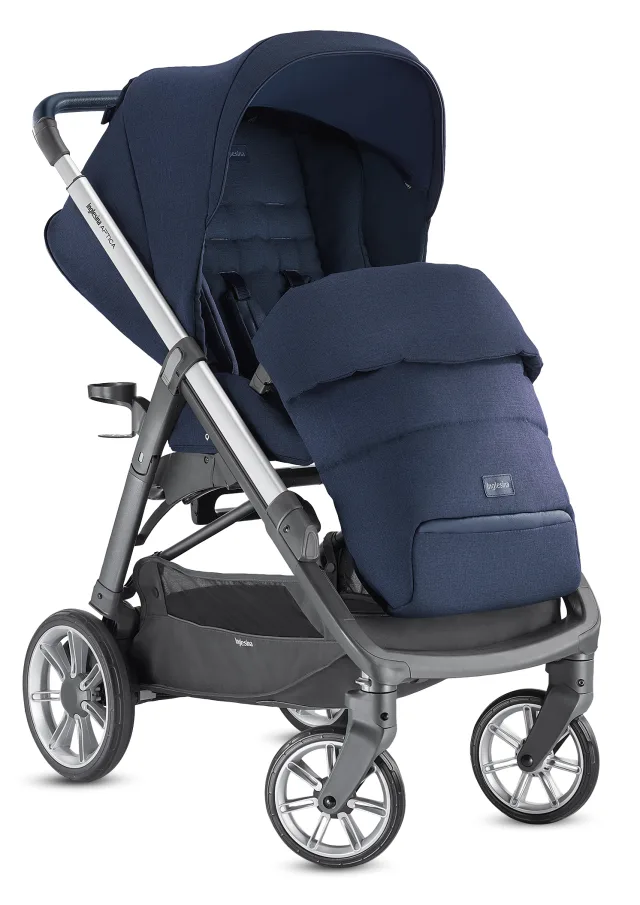 Детская коляска Inglesina Aptica System Quattro 4 в 1 на шасси Aptica Graphite Blue Navy — фото 10