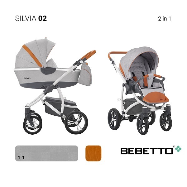 Детская коляска Bebetto Silvia 2 в 1 — фото 24