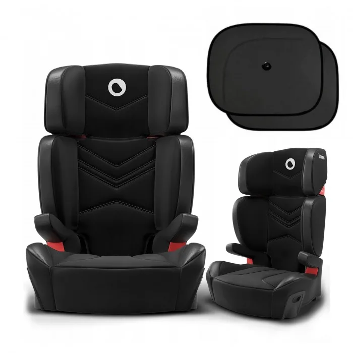 Детское автокресло Lionelo Lo-Hugo Isofix, Leather Black — главный ракурс