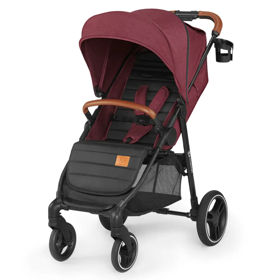 Детская прогулочная коляска Kinderkraft Grande LX, Grey — главный ракурс