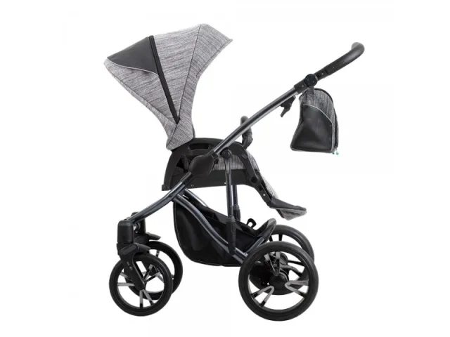 Детская коляска Bebetto Bresso Premium Class Dark 2020 2 в 1 — фото 3
