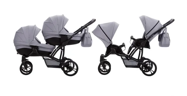 Детская коляска для двойни Bebetto42 Comfort Pro 2 в 1 — фото 12