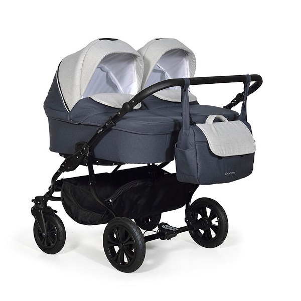Детская коляска для двойни Indigo Charlotte Duo 2 в 1 — фото 7